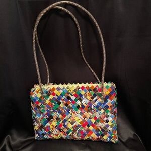 Novelty Fun Gum/Food Wrapper Shoulder Tote Bag